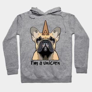 Funny Frenchie Unicorn Hoodie